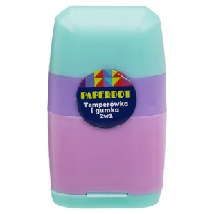 Paperdot, Gumka Z Temperówką, 2w1 - Gumki biurowe - miniaturka - grafika 1