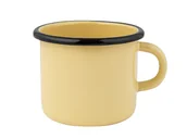 Garnki - Emalia Pleszew Kubek emaliowany na indukcję Polska Pleszew kremowy 9 cm 550 ml Gładki kremowy - miniaturka - grafika 1