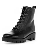 Botki damskie - Gabor Skórzane botki w kolorze czarnym - miniaturka - grafika 1