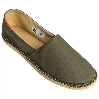 Espadryle damskie - Havaianas Męskie Origine Iv Green Olive Espadryle Wedge Sandały, 40 UK, Zielona oliwka - grafika 1