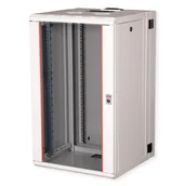 Szafy rack - ROLINE Wandgehouse Pro 48,26cm 19Zoll 20 HE 600x600 BxT zweiteilig schwenkbar grau - miniaturka - grafika 1