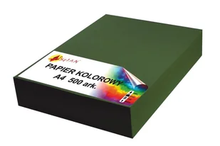 Papier kolorowy A4 80g zielony wojskowy v2 500 arkuszy - Szkolne artykuły papiernicze - miniaturka - grafika 1