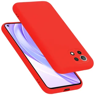 Etui ochronne Cadorabo do Xiaomi Mi 11 LITE (4G / 5G) / 11 LITE NE w kolorze czerwonym Etui na telefon komórkowy Pokrowiec TPU Etui - Etui i futerały do telefonów - miniaturka - grafika 1