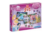 Puzzle - CLEMENTONI 11676 PUZZLE I KLOCKI PRINCESS 2W1 - miniaturka - grafika 1