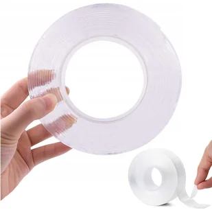 Taśma dwustronna przezroczysta nano tape mocna 5m - Taśmy klejące - miniaturka - grafika 1
