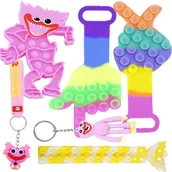 Zabawki sensoryczne - 6 X POPIT HUGGY WUGGY TOY BRELOK SQUIDOPOP ZABAWKI - miniaturka - grafika 1