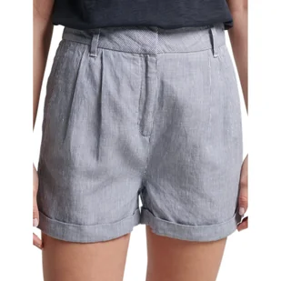 Spodenki damskie Superdry Studios Linen szorty w paski-M - Spodenki damskie - miniaturka - grafika 1