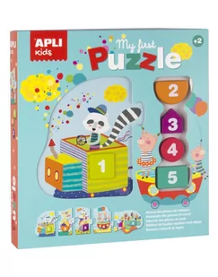 Apli Kids Moje pierwsze puzzle Kids - Pociąg 2+ - Puzzle - miniaturka - grafika 1