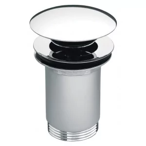 FERRO S285B-B ROTONDO zawór spustowy bez przelewu, click-clack, 5/4", chrom - Korki do umywalek - miniaturka - grafika 1