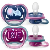 Smoczki uspokajające - AVENT Ultra Air Smoczek uspokajający ortodontyczny 18m+ SCF349/22, 2szt. - miniaturka - grafika 1