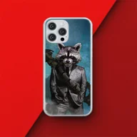 Etui i futerały do telefonów - Etui Rocket 002 Marvel Nadruk pełny Niebieski Producent: Samsung, Model: S23 - miniaturka - grafika 1