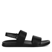 Sandały męskie - Sandały Gino Rossi ROCA-284 MI08 Czarny - miniaturka - grafika 1