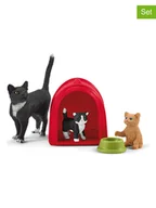 Zabawki kreatywne - Schleich Zestaw figurek "Fun for cute cats" do zabawy - 3+ - miniaturka - grafika 1