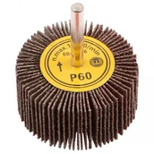 Narzędzia warsztatowe - Topex Grupa sp. z o.o. S.K. Ściernica listkowa trzpieniowa 60x30mm K60 55H758 - miniaturka - grafika 1