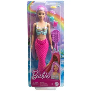 Lalka Barbie Mattel Syrenka Lalka Długie włosy HRR00 - Lalki dla dziewczynek - miniaturka - grafika 1