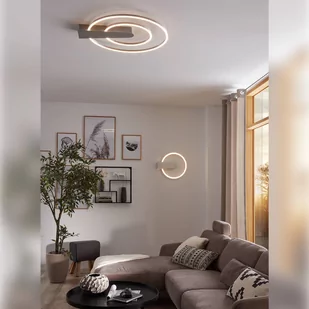 Lampa sufitowa LED Nico Duo 3 000 K okrągła, złota - Lampy sufitowe - miniaturka - grafika 4