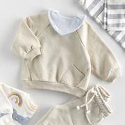 Śpiochy dla niemowląt - Reserved - Bluza oversize - Zielony - miniaturka - grafika 1