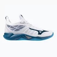 Buty sportowe męskie - Buty do siatkówki męskie Mizuno Wave Dimension white/sailor blue/silver - miniaturka - grafika 1