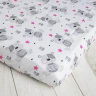 Prześcieradła dla dzieci - Prześcieradło z gumką 90x160 bawełna Kerl - miniaturka - grafika 1