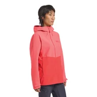 Kurtki damskie - Damska kurtka przeciwdeszczowa Jack Wolfskin WEILTAL 2L JKT W sunset coral - XS - miniaturka - grafika 1