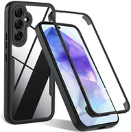 Etui i futerały do telefonów - Etui pancerne 360 Supero do Samsung Galaxy A55, czarne - miniaturka - grafika 1