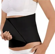 Bielizna ciążowa - Carriwell CARRIWELL organic post birth belly binder Black S/M 185 - miniaturka - grafika 1