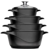 Zestawy garnków i patelni - SMILE SMILE Zestaw garnków SMILE MGK-12 10 elementów) +Zgarnij 100 zł za każdy wydany 1000 zł! MGK-12 MGK-12 - miniaturka - grafika 1