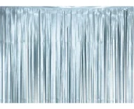 Balony i akcesoria - Kurtyna Matowa B&C Jasnoniebieska, 100X200 cm - miniaturka - grafika 1