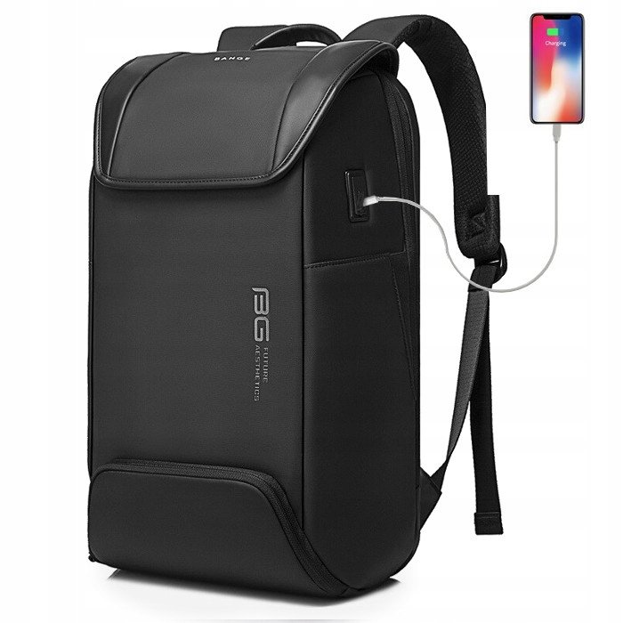 Antykradzieżowy plecak Bange BG-7276 na laptopa 15,6 z Usb czarny