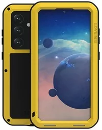 LOVE MEI Etui Pancerne + szkło Powerful do Galaxy S24, żółte - Etui i futerały do telefonów - miniaturka - grafika 1