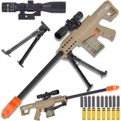 Zabawki militarne - DUŻY KARABIN NA STRZAŁKI PIANKOWE EVA SNAJPERKA ZABAWKA DLA DZIECI ZESTAW - miniaturka - grafika 1