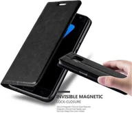 Etui i futerały do telefonów - Etui Cadorabo do Samsung Galaxy S7 EDGE w kolorze NIGHT BLACK z magnetycznym zamknięciem, funkcją podstawki i kieszenią na karty, etui ochronne z klapką w stylu książki - miniaturka - grafika 1