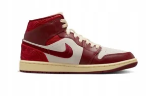 Buty Air Jordan 1 Mid Se Czerwone DZ2820-601 - Buty sportowe damskie - miniaturka - grafika 1