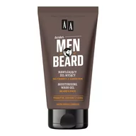 Żele do mycia twarzy - AA Men Beard Nawilżający Żel Myjący Do Twarzy Z Zarostem 150ml - miniaturka - grafika 1