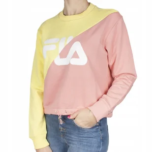 FILA WOMEN BANJI cropped crew sweat 687491-A473 S - Bluzy damskie - miniaturka - grafika 1
