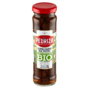 La Pedriza - BIO Oliwki czarne bez pestki - Warzywa w marynacie - miniaturka - grafika 1