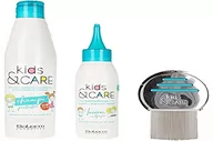 Kosmetyki kąpielowe dla dzieci - SALERM - Pakiet przeciw wszom i nidom dzieci - Kids & Care - balsam przeciw wszom 100 ml + szampon ochronny 250 ml + Lendrera + Warstwa + Olejek eteryczny z drzewa herbacianego - Skuteczne usuwanie - miniaturka - grafika 1
