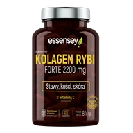 Włosy, skóra, paznokcie - Essensey Kolagen Rybi Forte 2200 mg, 120 kapsułek - miniaturka - grafika 1