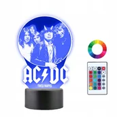 Lampy stojące - Lampka Nocna 3D Led Ac Dc Zespół Prezent - miniaturka - grafika 1
