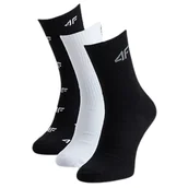 Skarpetki dla dzieci - Skarpetki casual za kostkę (3-pack) chłopięce 4F 4FJWAW25USOCM391-91A Wielokolorowy 32-34 - 4F JUNIOR - miniaturka - grafika 1