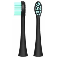 Końcówki do szczoteczek elektrycznych - Końcówki wymienne Feelo Pro Black Soft do szczoteczki sonicznej Feelo Pro - miniaturka - grafika 1