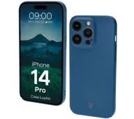 Etui i futerały do telefonów - Bizon Łupka do iPhone 14 Pro Niebieski - miniaturka - grafika 1