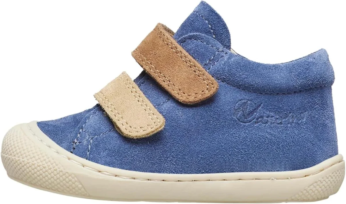 Naturino Corkel buty niemowlęce zamsz niebieskie rzepy rozmiar 17