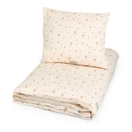 Pościel dla dzieci - Jasnożółto-różowa pościel dziecięca jednoosobowa z bawełny organicznej 140x200 cm Bows – Cam Cam Copenhagen - miniaturka - grafika 1