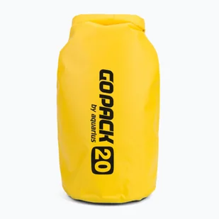 Worek wodoodporny Aquarius GoPack 20l żółty WOR000099 - Pływanie - miniaturka - grafika 1