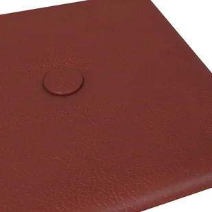 vidaXL Panele ścienne, 12 szt., kolor wina, 30x15 cm, sztuczna skóra 343972 - Panele ścienne i boazeria - miniaturka - grafika 7