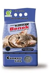 Benek Compact - morska bryza /żwirek bentonitowy - Żwirek dla kotów - miniaturka - grafika 1