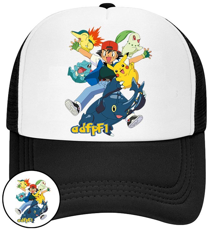 CZAPKA Z DASZKIEM POKEMON PIKACHU DLA DZIECI SIATKA