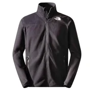 Bluzy męskie - THE NORTH FACE NF0A855X4H01 Męska bluza z zamkiem błyskawicznym 100 Glacier Full Zip - EU bluza męska TNF Black-NPF rozmiar L - miniaturka - grafika 1