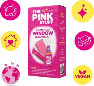 Pink Pink THE Rožinis STUFF logu tīrīšanas komplekts 850ml - Inne artykuły czyszczące - miniaturka - grafika 1